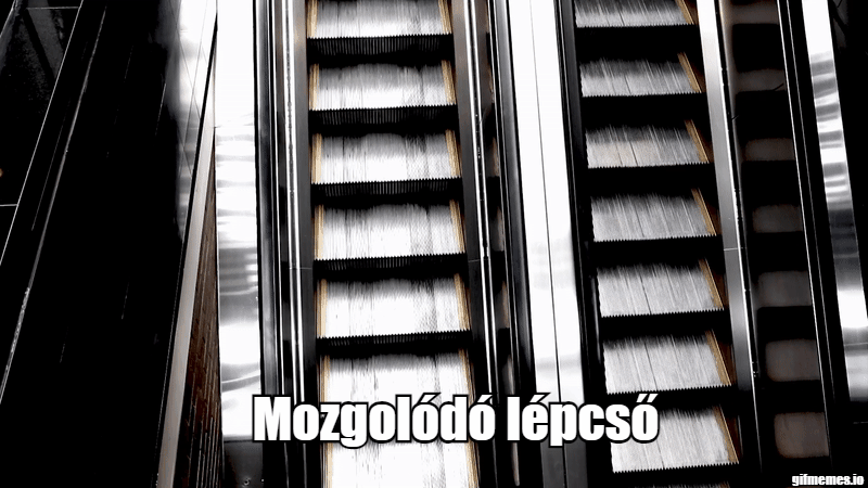 mozgolódó lépcső